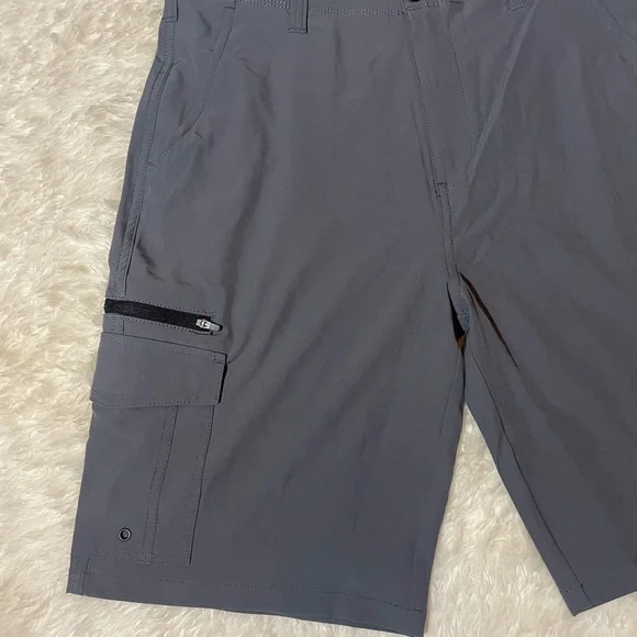 Gray Cargo Shorts by Iron Co. - Picture 3 of 7